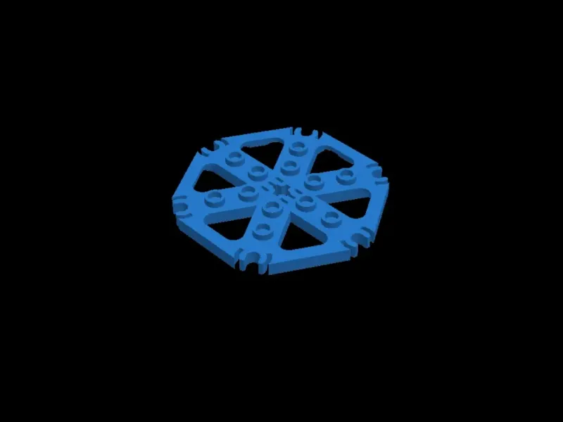 lego part 6x6 hexagon 