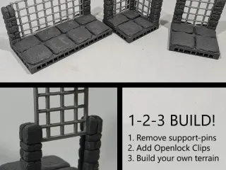 Dungeon stone - gates (functional)