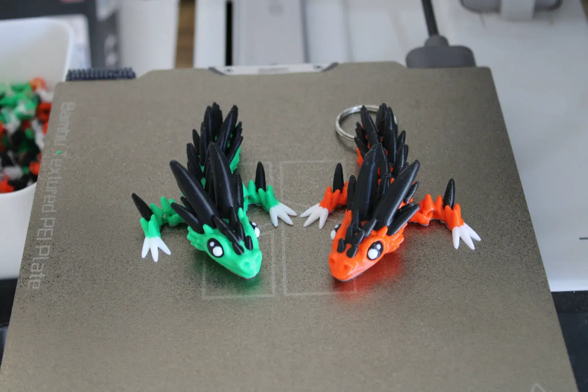 3D Printer Files | 3MF File | Cute flexi baby dragon decor/keychain ...