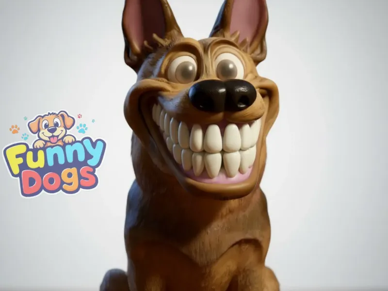 Funny German Shepherd