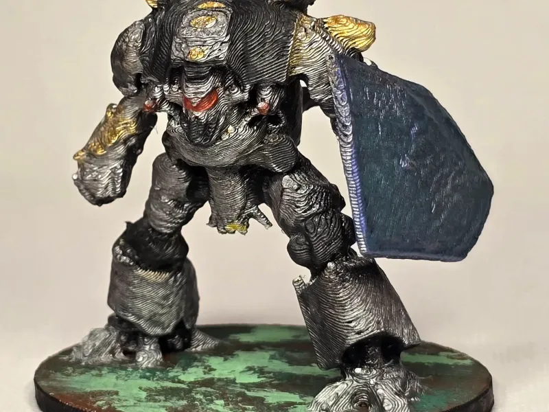 Miniatura de Guardián Mecanizado de RPG