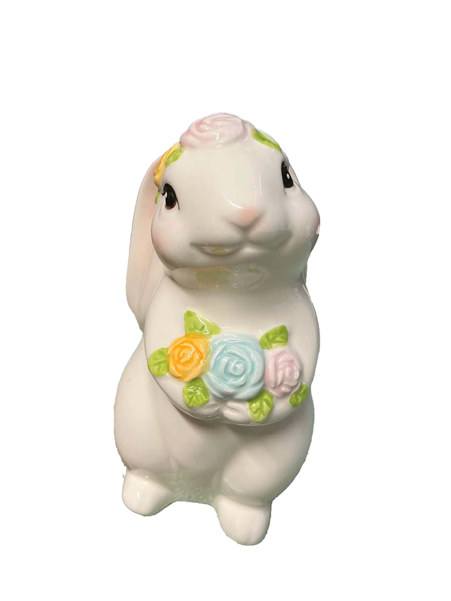 Easter Bunny with a Bouquet