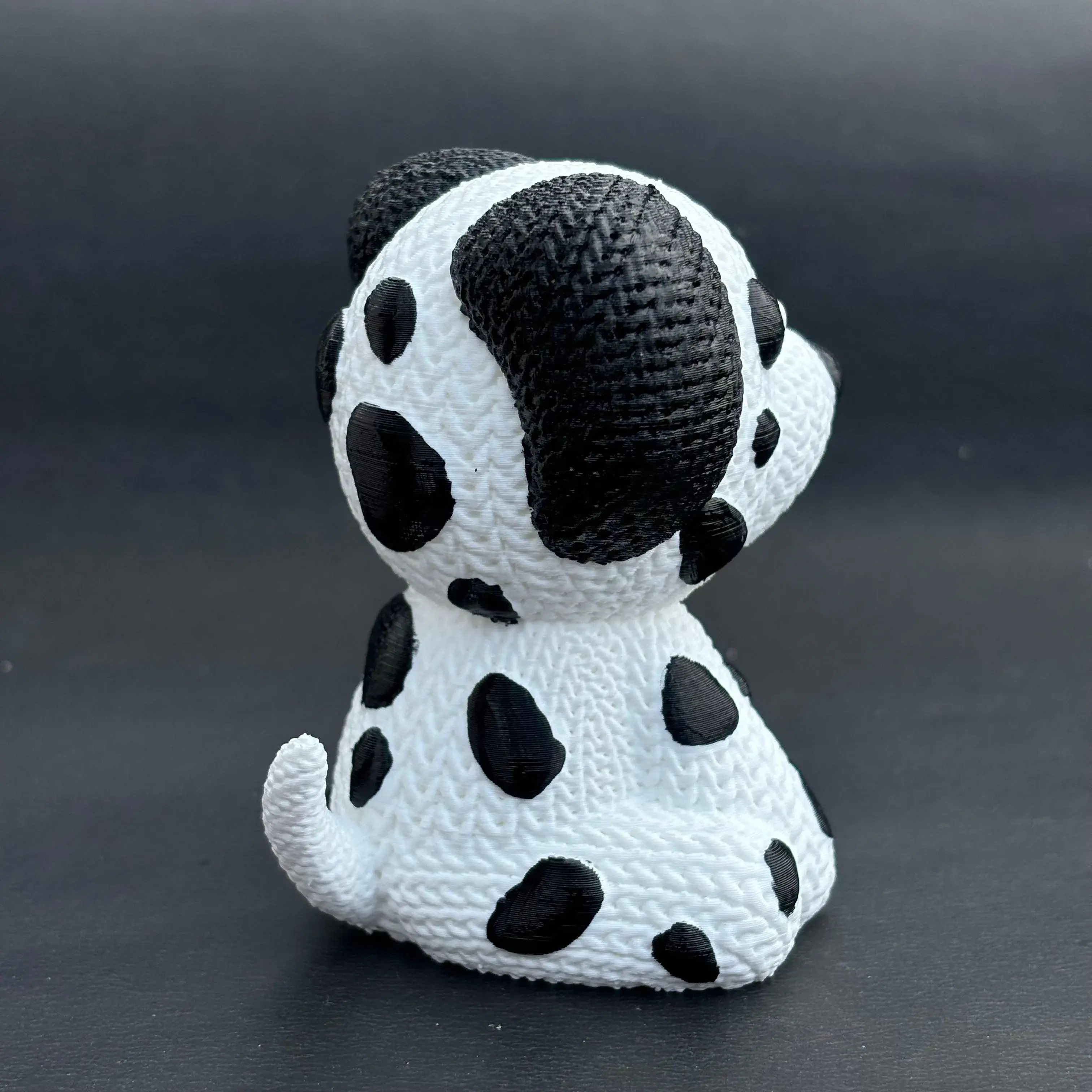 Knitted Dalmatian