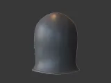 Iron Skull Cap Helmet 3D Printable Model-3