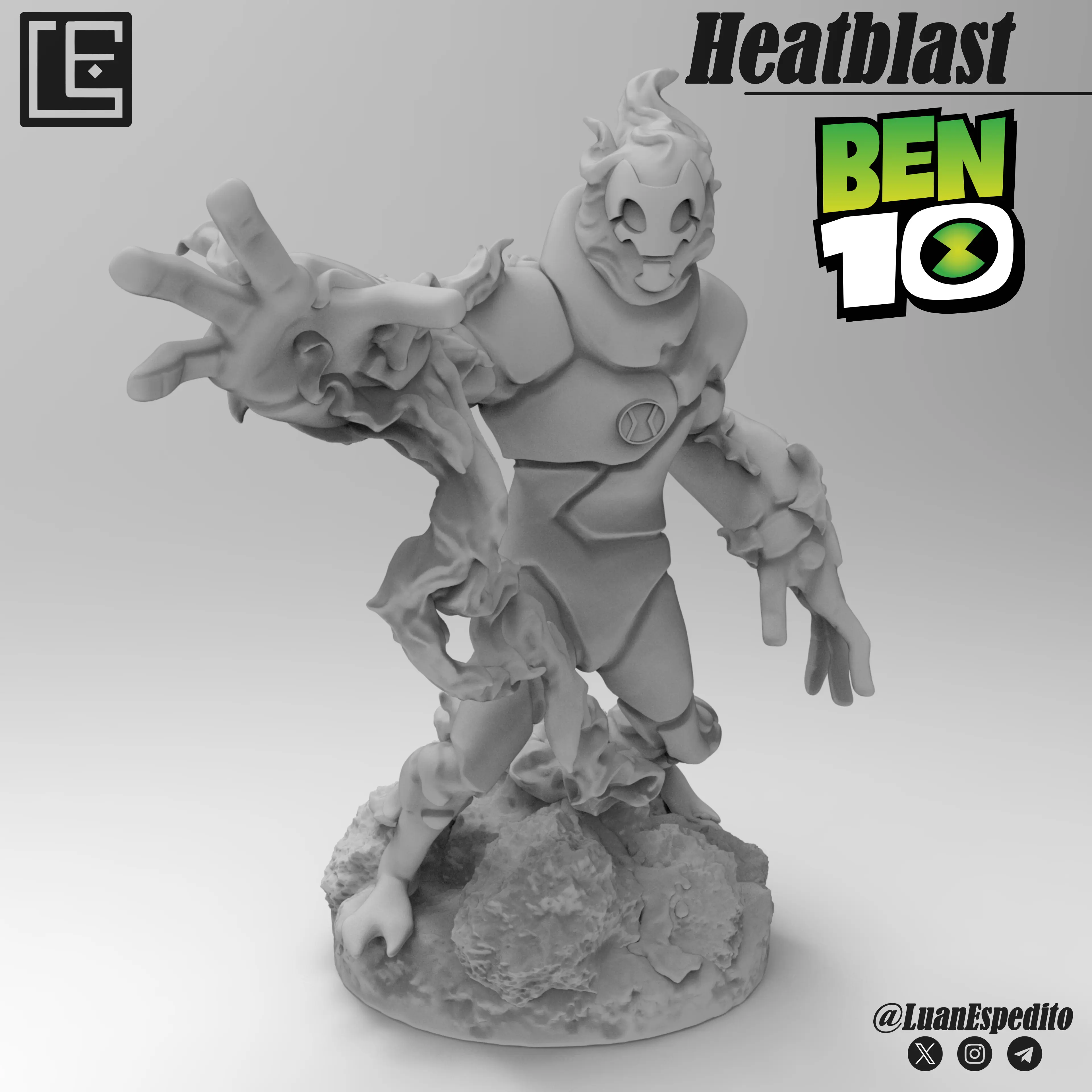 BEN 10 - HEATBLAST | 3D Models Download | Creality Cloud