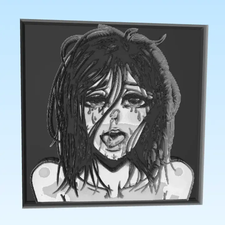 Portrait Ahegao style