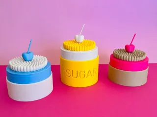 Multi purpose cake box organizer