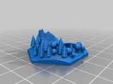 Custom forest tile set for Terraforming Mars - Forrest 1-5-2
