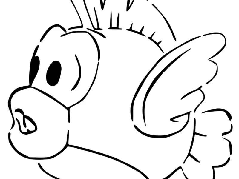 Cheep Cheep stencil