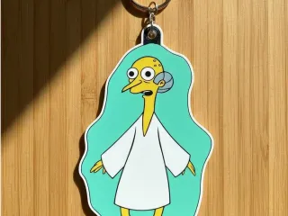 Keychain - Burns -  I bring you peace