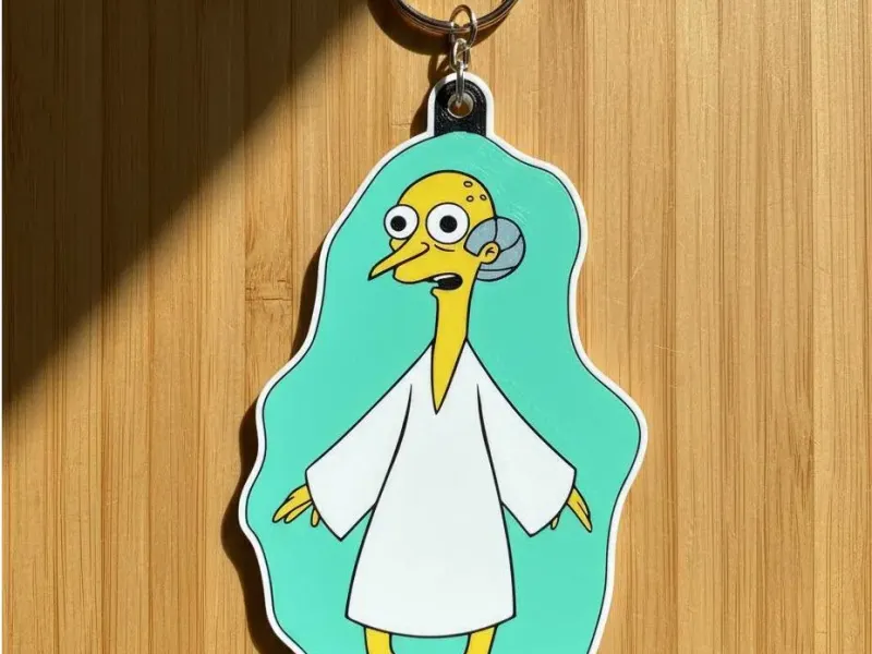 Keychain - Burns -  I bring you peace