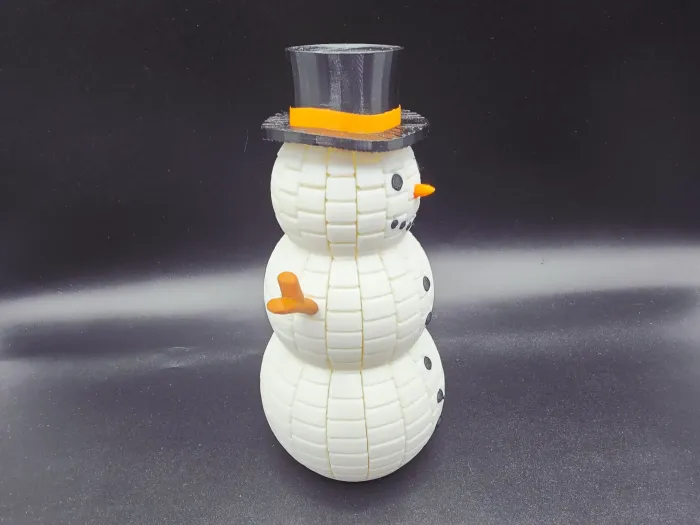 3D Printer Files | 3MF File | Flexi Snowman Fidget | Creality Cloud