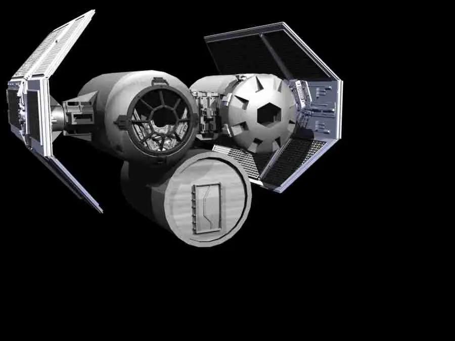 TIE lander from Star Wars