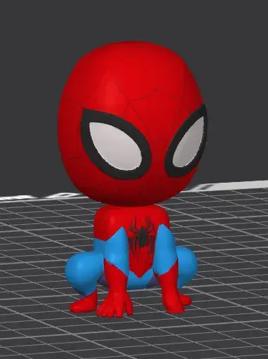 3D Printer Files | 3MF File | cute spiderman | Creality Cloud