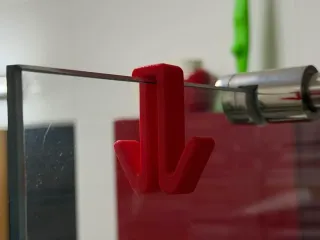 COLGADOR MAMPARA BAÑO MINIMALISTA