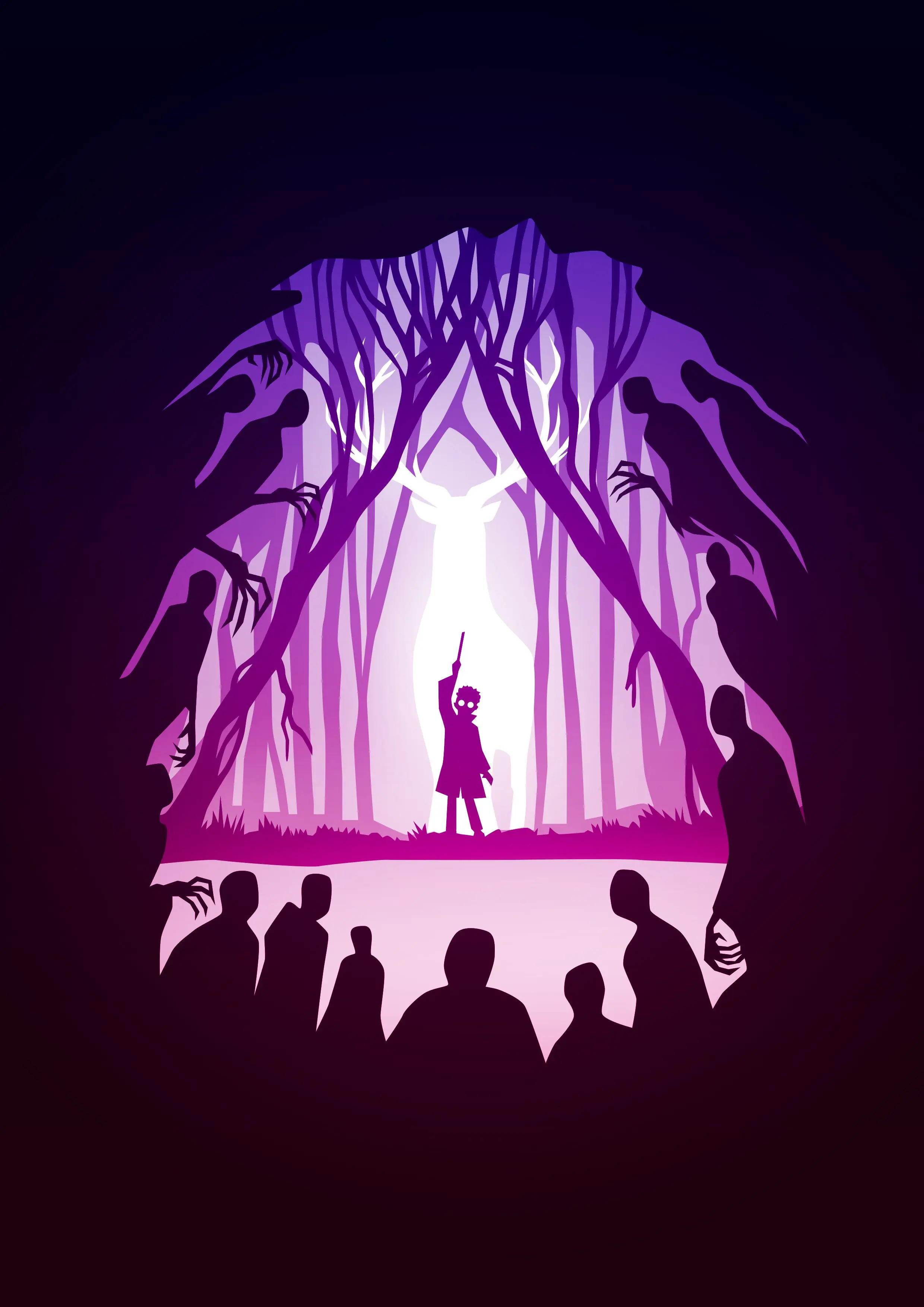 harry potter 6 lightbox (shadowbox)