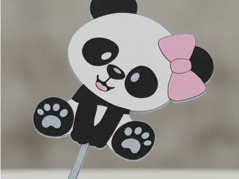Cake Topper Baby Panda Cute