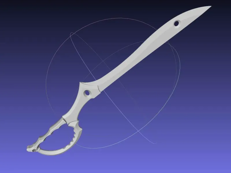 Kill La Kill Ryuko Scissor Blade Printable Assembly