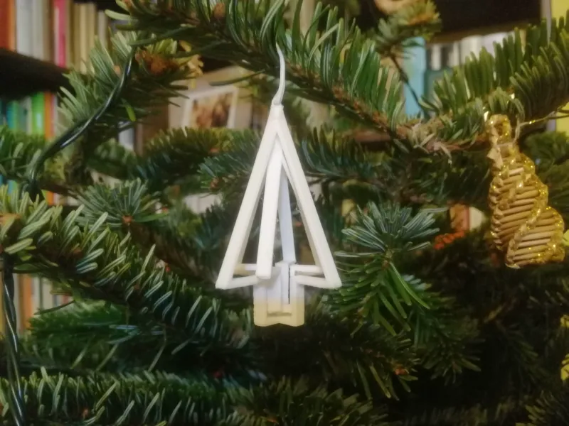 Doppia decorazione rotante per l'albero di Natale - (da Lehel)