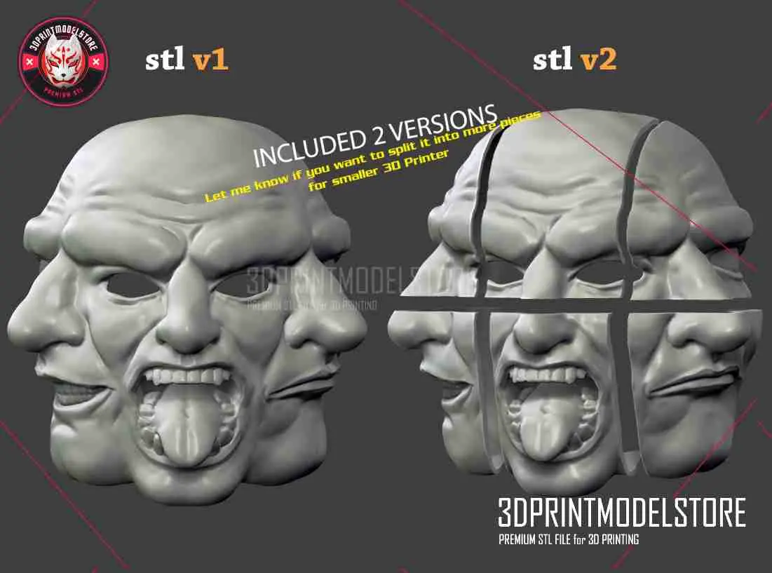 Tragedia greca horror Payday Maschera Cosplay - Costume di Halloween