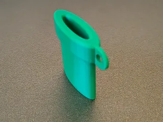 Super Mario Warp Pipe Keychain - quick, simple print
