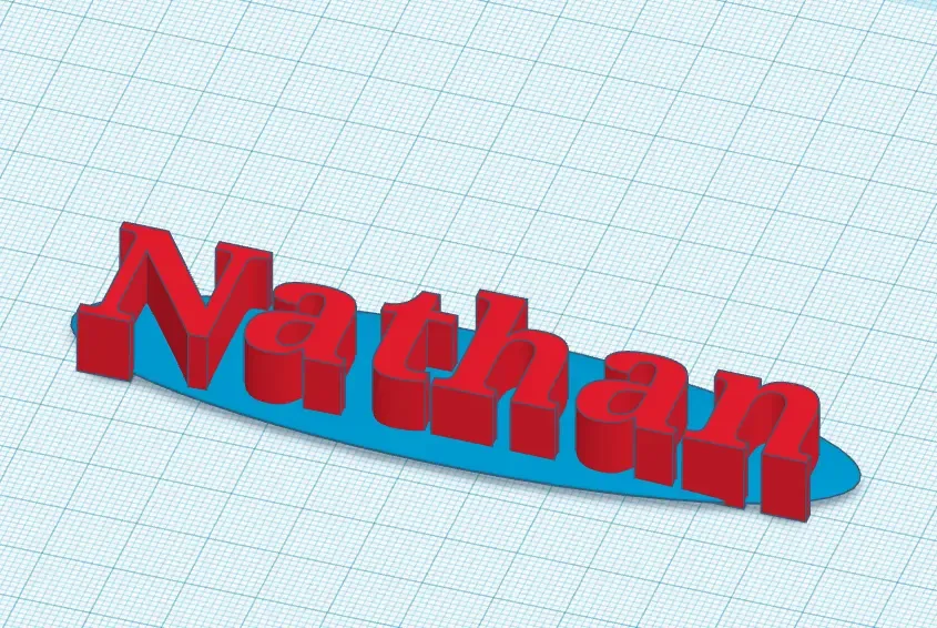Nathan nameplate