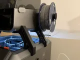 Creality K2 Plus external spool holder mounted to CFS.-2