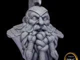 Dwarf warrior bust-2