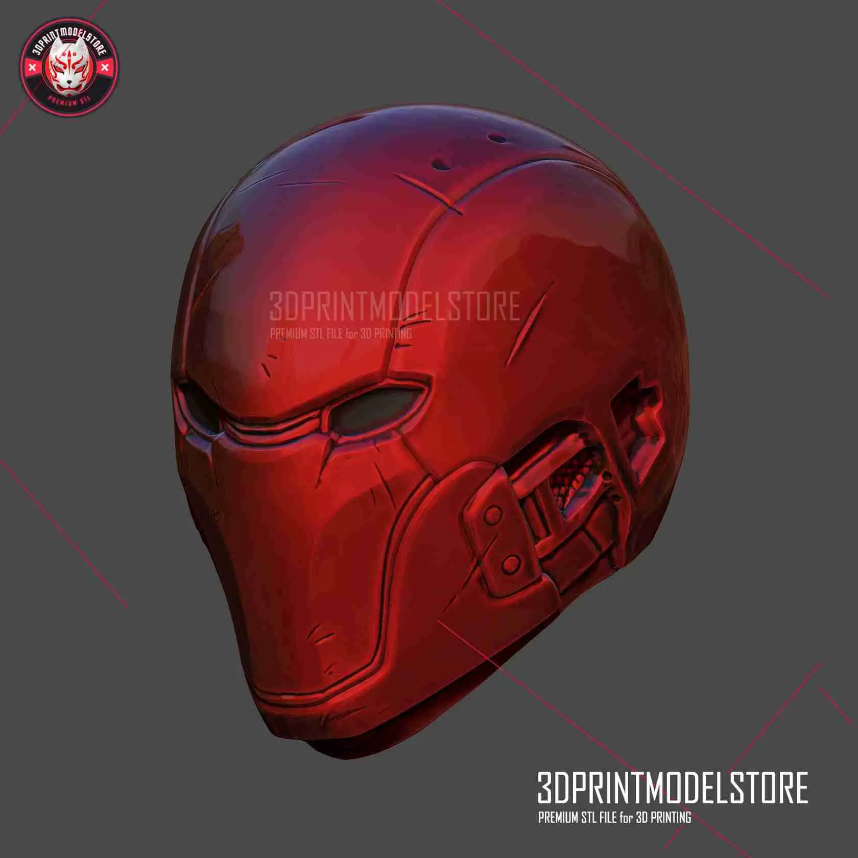 Injustice Red Hood Cosplay Helmet - Halloween Costume