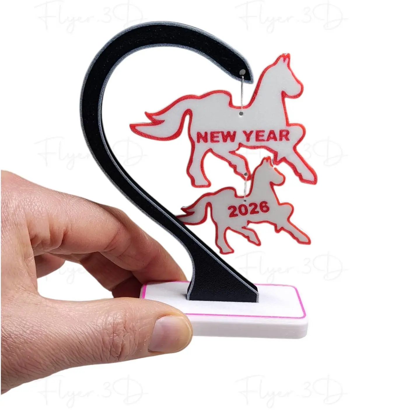 China Happy New Year 2026 Horse Stand