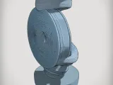 Decoration Sound Sculpture Model Abstract Wave-4