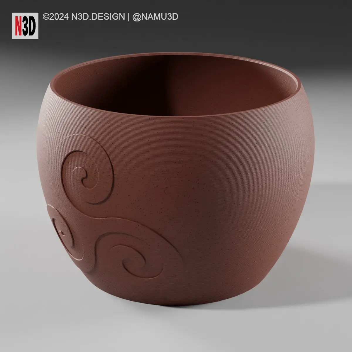 PLANTER 2048C - TRISKELION PLANTER
