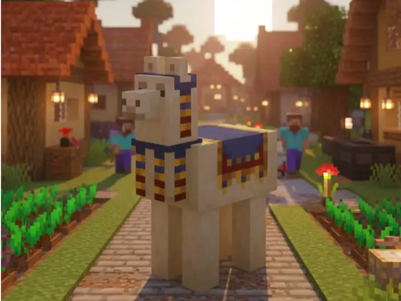 Llama de Minecraft