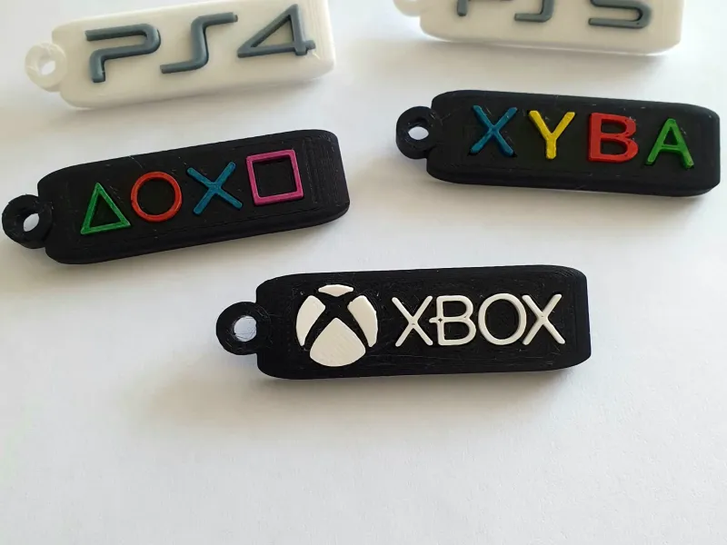 Playstation / XBOX Gamer Keyrings