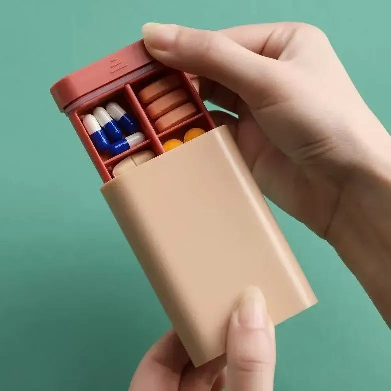 Slanke pillendoos - Minimalistisch ontwerp