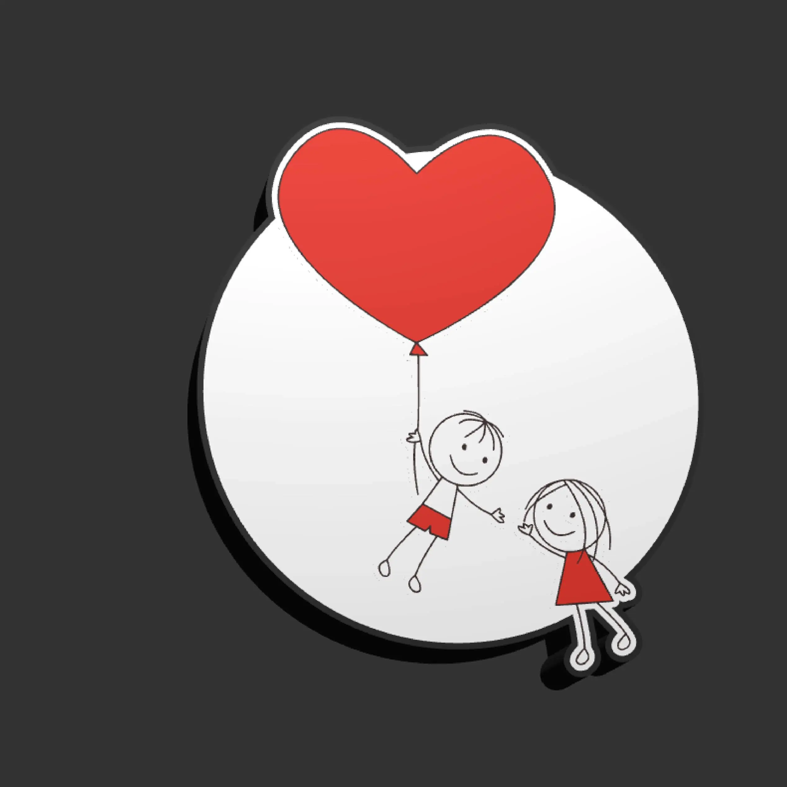 Lightbox Love Heart Balloon