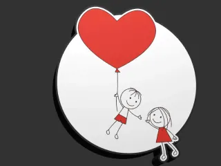 Lightbox Love Heart Balloon