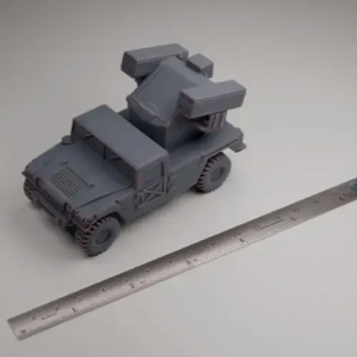 Humvee Avenger AA System 🛡️ Humvee con Sistema Antiaéreo Av