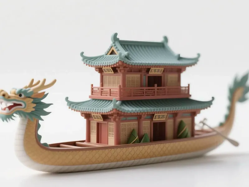 端午节龙舟游船
