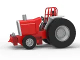 Fun short Pro Stock Pulling Tractor Version 4 Scale 1:25-1