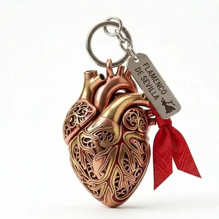 Heart Keychain - Lifestyle - PLA - 3D printed product