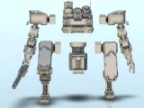 Phinir combat robot (20) - sci-fi science fiction future 40k-3