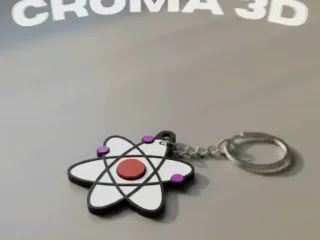 Atom keychain