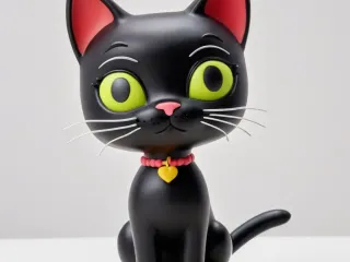 CUTE KITTEN FIGURINE