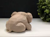 Low Poly Sleeping Elephant-4