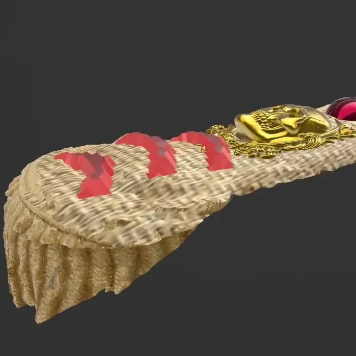 SKULL FACE EPAULETTE 