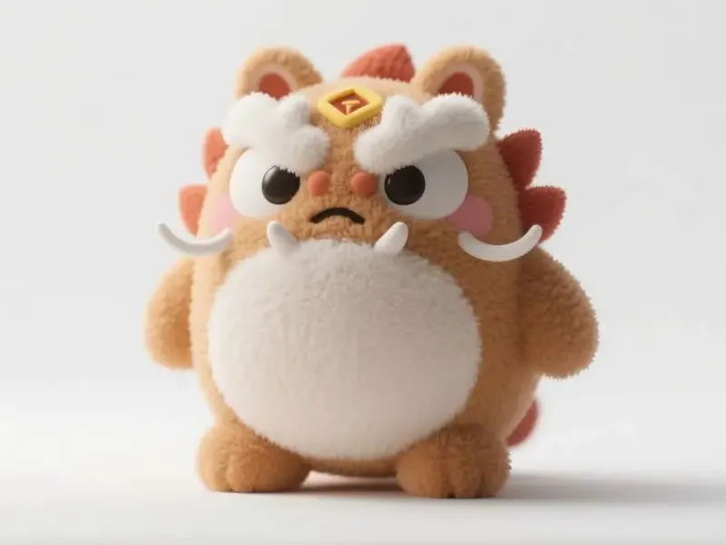 Adorable muñeco del Nian