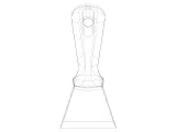 Plastic Hand Scraper with Hanging Hole-6