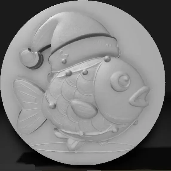 Festive Christmas fish