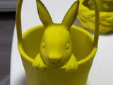 Cesta de caramelos de conejito de Pascua-2